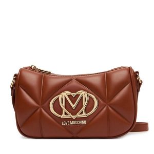 Torebka LOVE MOSCHINO. Brązowe torebki klasyczne LOVE MOSCHINO, bez wzorów, bez dodatków. Za 639,99 zł.