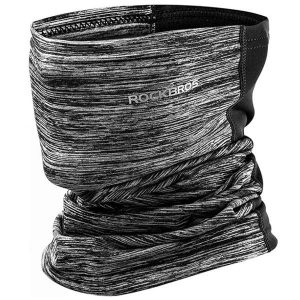 Chusta sportowa wielofunkcyjna dla dorosłych Rockbros LF7759 ocieplana. Szare apaszki i chusty ROCKBROS, bez wzorów, z materiału, sportowe. Za 49,90 zł.