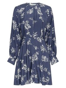 MOSS COPENHAGEN Sukienka w kolorze granatowym rozmiar: L. Niebieskie sukienki Moss Copenhagen, l, bez wzorów, bez kołnierzyka, bez ramiączek, midi. Za 219,95 zł.