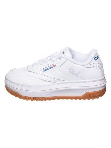 Reebok Skórzane sneakersy "Club C Extra" w kolorze białym rozmiar: 38,5. Białe trampki Reebok, bez wzorów, bez zapięcia. Za 223,99 zł.