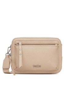 DeeZee Torebka DZE-S-012-07 Beżowy. Brązowe listonoszki DeeZee, bez wzorów, ze skóry, bez dodatków. Za 129,99 zł.