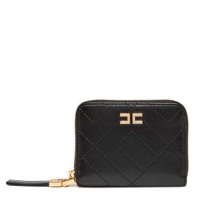 Portfel Elisabetta Franchi. Czarne portfele Elisabetta Franchi, bez wzorów. Za 459,99 zł.