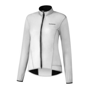 W's SUMIRE Windbreaker Light, White. Białe kurtki Shimano, s, bez wzorów, z materiału, bez kaptura. Za 351,40 zł.