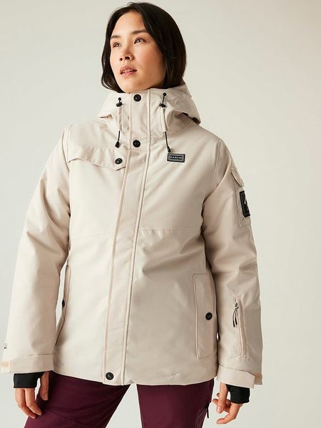 Dare 2b Kurtka narciarska "Ski Life" w kolorze kremowym rozmiar: 46. Brązowe kurtki sportowe Dare 2b, m, bez wzorów, bez kaptura, narciarskie. Za 396,88 zł.