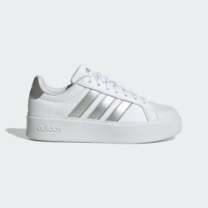 Buty Streettalk Bold. Białe buty sportowe ADIDAS, bez wzorów, z syntetyku, bez zapięcia. Za 299,00 zł.