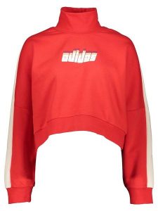 Adidas Bluza w kolorze czerwonym rozmiar: 42. Czerwone bluzy ADIDAS, bez wzorów, bez kaptura. Za 153,71 zł.