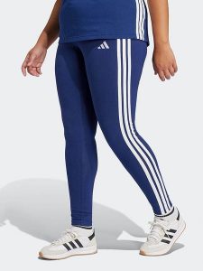 Adidas Legginsy funkcyjne w kolorze granatowym rozmiar: 3X. Niebieskie legginsy ADIDAS, bez wzorów. Za 100,99 zł.
