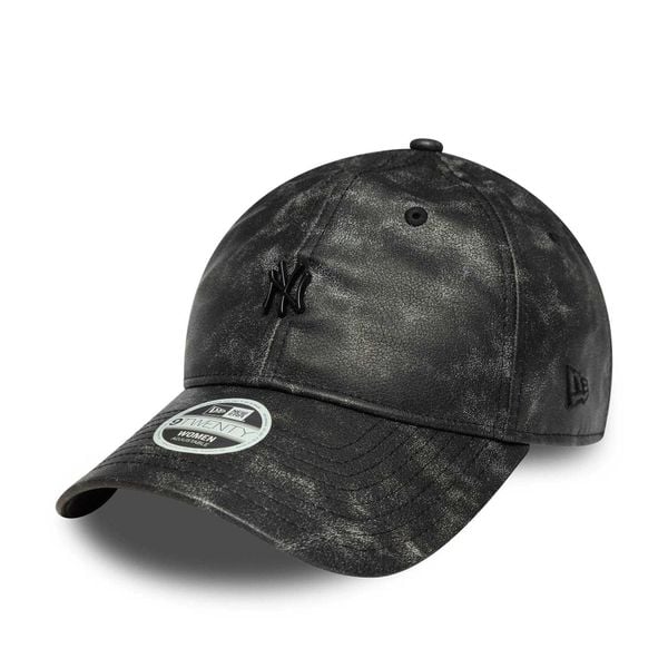 Czapka z daszkiem New Era femme New York Yankees 9Twenty. Czarne czapki New Era, bez wzorów, z bawełny. Za 143,00 zł.