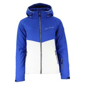Damska kurtka narciarska Peak Mountain Afolir. Niebieskie kurtki sportowe Peak Mountain, bez wzorów, bez kaptura, narciarskie. Za 501,00 zł.
