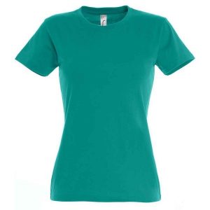 Koszulka Imperial Dla Kobiet. Zielone bluzki SOL'S, l, bez wzorów, sportowe, bez kołnierzyka, bez ramiączek. Za 38,99 zł.