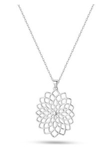 Eclat d'Argent Srebrny naszyjnik z zawieszką rozmiar: onesize. Szare naszyjniki Eclat d'Argent, srebrne. Za 117,99 zł.