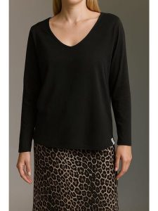 Cotton Candy Koszulka w kolorze czarnym rozmiar: S. Czarne bluzki Cotton Candy, s, bez wzorów, bez kołnierzyka, bez ramiączek. Za 82,64 zł.