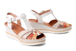 PIKOLINOS Aguadulce W3Z-1836C1 nata, sandały damskie. Sandały Pikolinos, bez wzorów, bez obcasa, bez zapięcia. Za 501,42 zł.