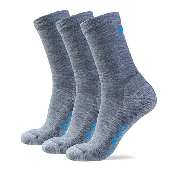 Skarpety Merino Classic Cut - zestaw 3 par. Szare skarpetki FJORK MERINO, bez wzorów, z elastanu. Za 399,00 zł.