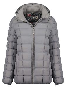 Geographical Norway Kurtka pikowana "Babette" w kolorze szarym rozmiar: S. Szare kurtki Geographical Norway, s, bez wzorów, bez kaptura. Za 241,56 zł.