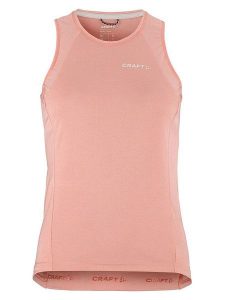 Craft Top kolarski "Core Endur" w kolorze jasnoróżowym rozmiar: L. Różowe topy Craft, l, bez wzorów, z materiału, bez kołnierzyka, bez ramiączek. Za 118,01 zł.