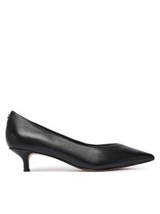 Guess Czółenka FLTCSE LEA08 Czarny. Czarne czółenka Guess, z aplikacjami, ze skóry, bez obcasa, bez zapięcia. Za 634,99 zł.