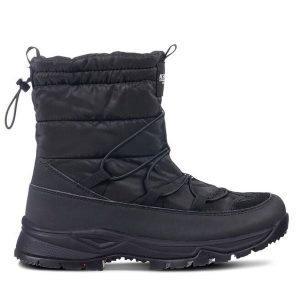 Śniegowce Icepeak. Czarne buty zimowe Icepeak, bez obcasa, bez zapięcia. Za 399,99 zł.