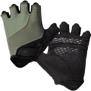 Rękawiczki rowerowe dla dorosłych krótkie Force Land unisex. Zielone rękawiczki FORCE, bez wzorów. Za 109,90 zł.