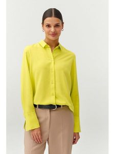 TATUUM Bluzka w kolorze jaskrawozielonym rozmiar: 36. Żółte bluzki Tatuum, bez wzorów, bez kołnierzyka, bez ramiączek. Za 95,69 zł.