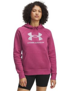 Under Armour Bluza polarowa w kolorze różowym rozmiar: L. Różowe bluzy Under Armour, l, bez wzorów, z polaru, bez kaptura. Za 165,31 zł.