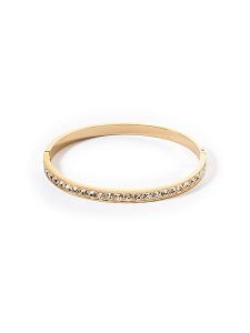 COEUR DE LION Bransoletka z kryształami rozmiar: onesize. Żółte bransoletki COEUR DE LION, z kryształem, ze stali. Za 257,31 zł.