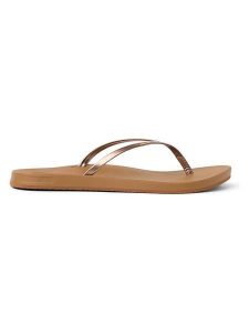 Reef Japonki "Cushion Slim" w kolorze jasnobrązowym rozmiar: 40. Brązowe klapki Reef, bez wzorów, z otwartym noskiem, bez obcasa. Za 166,10 zł.