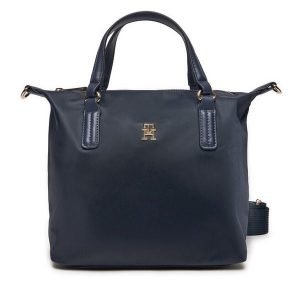 Torebka Tommy Hilfiger. Niebieskie torebki klasyczne TOMMY HILFIGER, bez wzorów, bez dodatków. Za 269,99 zł.
