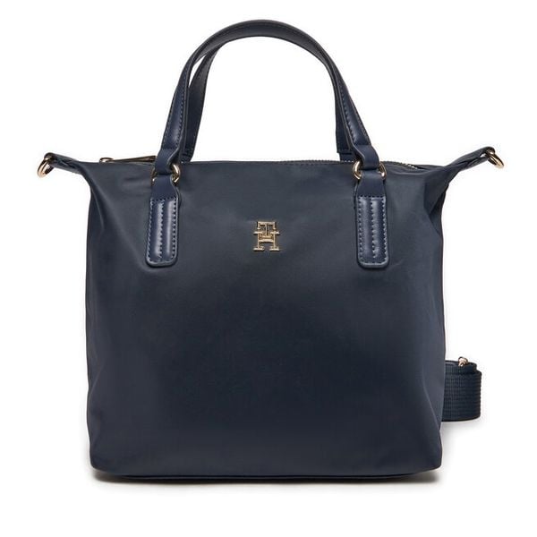 Torebka Tommy Hilfiger. Niebieskie torebki klasyczne TOMMY HILFIGER, bez wzorów, bez dodatków. Za 242,99 zł.