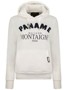Maison Montaigne Bluza "Guliamai" w kolorze białym rozmiar: XL. Białe bluzy Maison Montaigne, xl, bez wzorów, z kapturem. Za 87,81 zł.