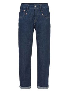 Herrlicher Dżinsy "Shyra" - Tapered fit - w kolorze granatowym rozmiar: W29. Niebieskie jeansy Herrlicher, bez wzorów, z podwyższonym stanem. Za 208,99 zł.