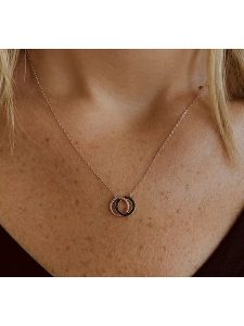 DI GIORGIO Pozłacany naszyjnik z elementem ozdobnym - dł. 39 cm rozmiar: onesize. Czarne naszyjniki DI GIORGIO, z cyrkonią, pozłacane. Za 108,99 zł.