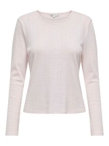 ONLY Koszulka w kolorze jasnoróżowym rozmiar: XL. Różowe bluzki ONLY, xl, bez wzorów, z bawełny, bez kołnierzyka, bez ramiączek. Za 35,10 zł.
