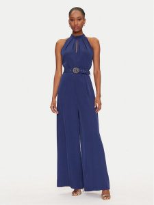 Rinascimento Kombinezon CFC0123364003 Granatowy Regular Fit. Niebieskie kombinezony Rinascimento, l, bez wzorów, z syntetyku, bez kołnierzyka, bez ramiączek. Za 549,99 zł.