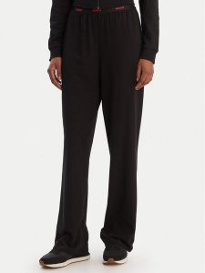 HUGO Spodnie piżamowe 50555624 Czarny Regular Fit. Czarne piżamy Hugo, bez wzorów, z bawełny, bez ramiączek. Za 209,99 zł.