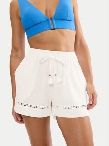 Triumph Szorty piżamowe Summer Wear 10227237 Biały Regular Fit. Białe piżamy Triumph, bez wzorów, z wiskozy. Za 139,99 zł.