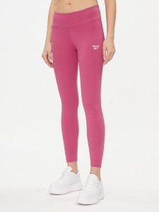 Reebok Legginsy IM4082 Różowy Slim Fit. Czerwone legginsy Reebok, bez wzorów, z bawełny. Za 99,99 zł.