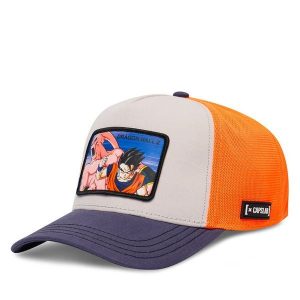 Czapka z daszkiem Capslab. Brązowe czapki CapsLab, bez wzorów. Za 143,99 zł.