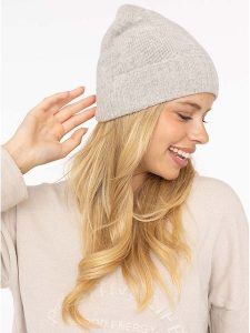Zwillingsherz Kaszmirowa czapka w kolorze jasnoszarym rozmiar: onesize. Szare czapki Zwillingsherz, bez wzorów, z kaszmiru. Za 130,99 zł.