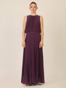 APART Sukienka w kolorze fioletowym rozmiar: 38. Różowe sukienki Apart, bez wzorów, bez kołnierzyka, bez ramiączek, maxi. Za 295,99 zł.