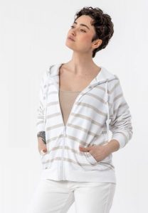 Bluza w paski z kapturem B-KIRA. Czarne bluzy Volcano, s, bez wzorów, z bawełny, z kapturem. Za 189,99 zł.