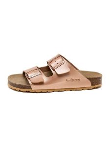 Billowy Klapki w kolorze jasnoróżowym rozmiar: 39. Różowe klapki Billowy, bez wzorów, z otwartym noskiem, bez obcasa. Za 121,99 zł.