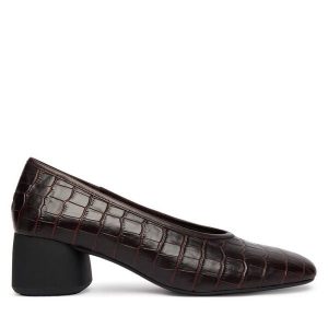 Czółenka Vagabond Shoemakers. Brązowe czółenka Vagabond Shoemakers, bez wzorów, bez obcasa, bez zapięcia. Za 719,99 zł.