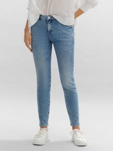 OPUS Dżinsy - Skinny fit - w kolorze błękitnym rozmiar: 40/L30. Niebieskie jeansy Opus, z aplikacjami, ze skóry. Za 171,28 zł.