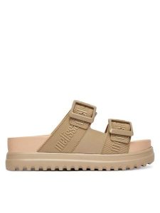 Melissa Klapki Melissa Cozy M Lover Platform Ad 35977 Beżowy. Brązowe klapki Melissa, bez wzorów, z tworzywa sztucznego, bez obcasa. Za 458,99 zł.