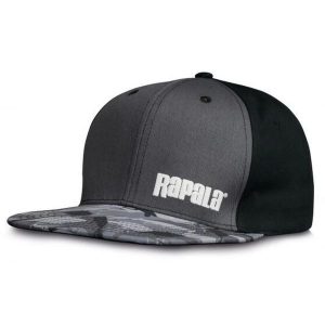 Czapka Snapback Rapala. Szare czapki RAPALA, bez wzorów, z bawełny. Za 148,00 zł.