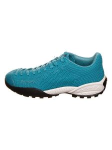 SCARPA Buty trekkingowe "Mojito Bio" w kolorze turkusowym rozmiar: 38. Niebieskie buty trekkingowe Scarpa, z materiału, bez zapięcia. Za 297,26 zł.