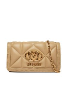 LOVE MOSCHINO Torebka JC5640PP0OLC0209 Beżowy. Brązowe torebki wieczorowe LOVE MOSCHINO, bez wzorów, ze skóry, bez dodatków. Za 699,99 zł.