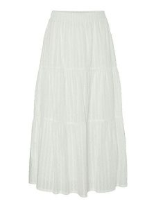Pieces Spódnica "Fiona" w kolorze kremowym rozmiar: XL. Brązowe spódnice Pieces, xl, bez wzorów, z bawełny, maxi. Za 105,38 zł.