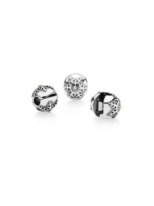 Pandora Srebrny charms z pozłacanym elementem rozmiar: onesize. Szare zawieszki Pandora, pozłacane. Za 189,95 zł.